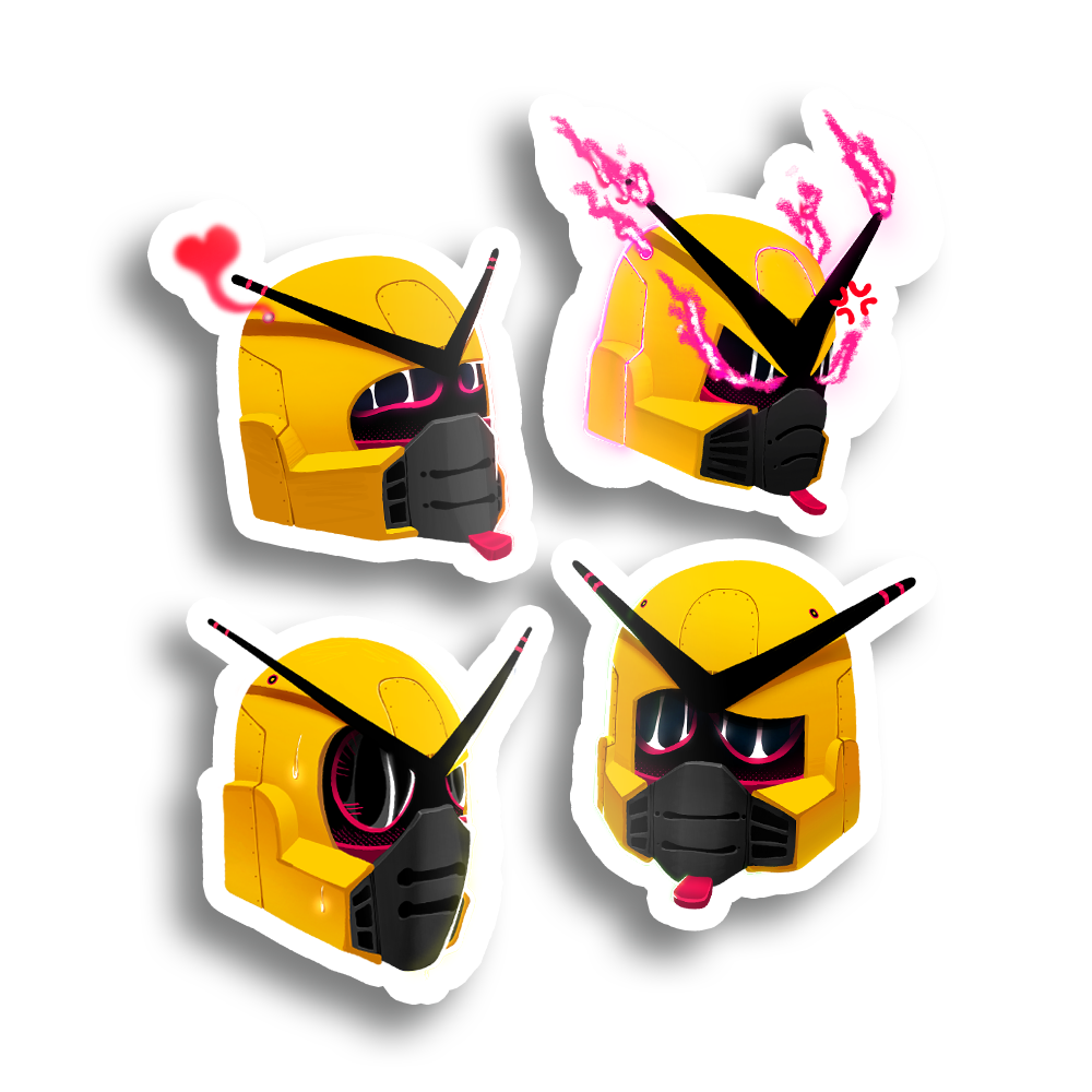 Gundamboi | Expressive Sticker Boi - Sticker Pack