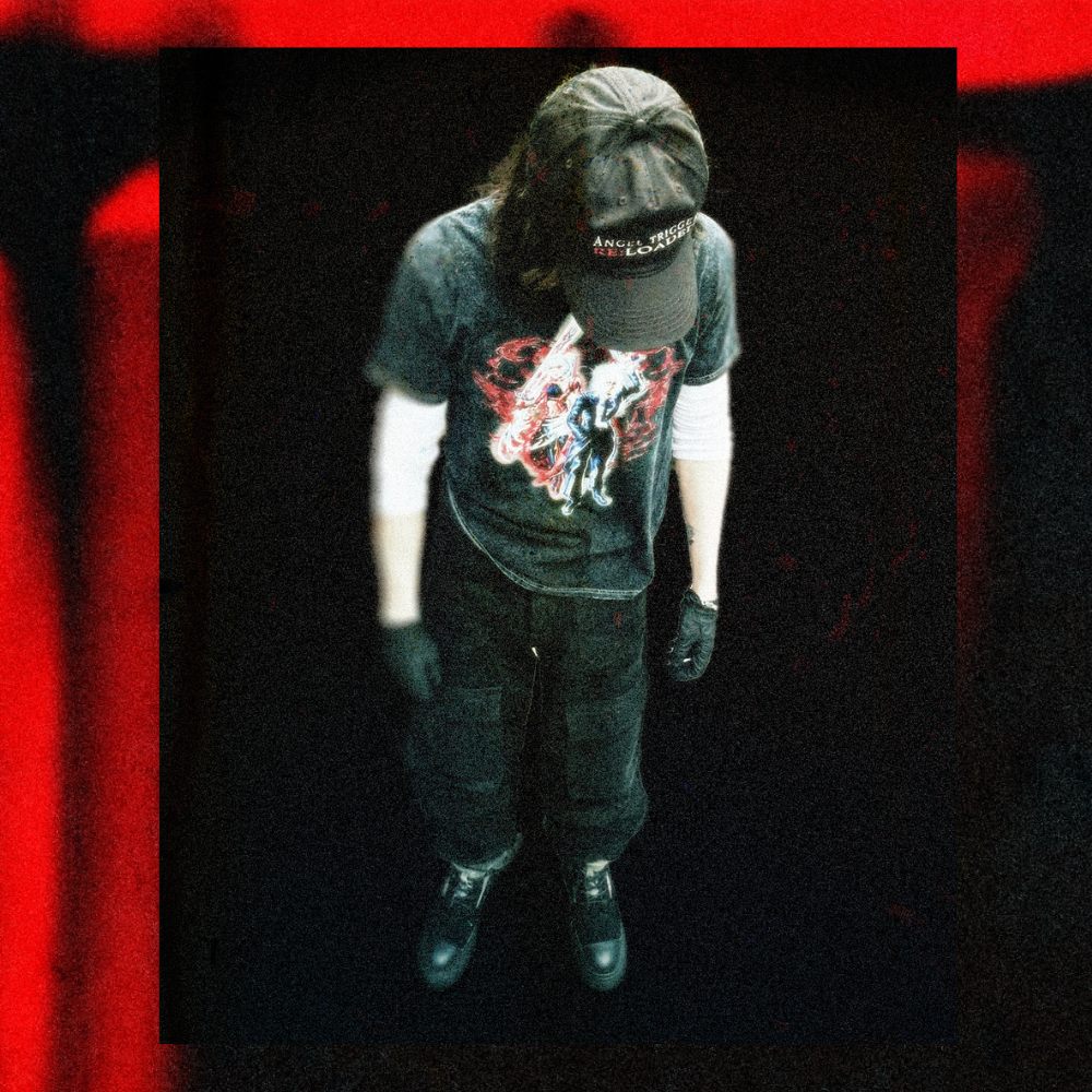 tommy. | angel trigger ‘shadow realm’ - Mineral Wash Tee