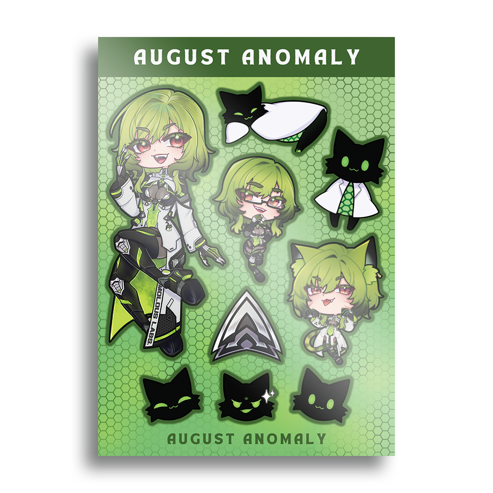 August Anomaly | Tiny Terrors - Sticker Sheet