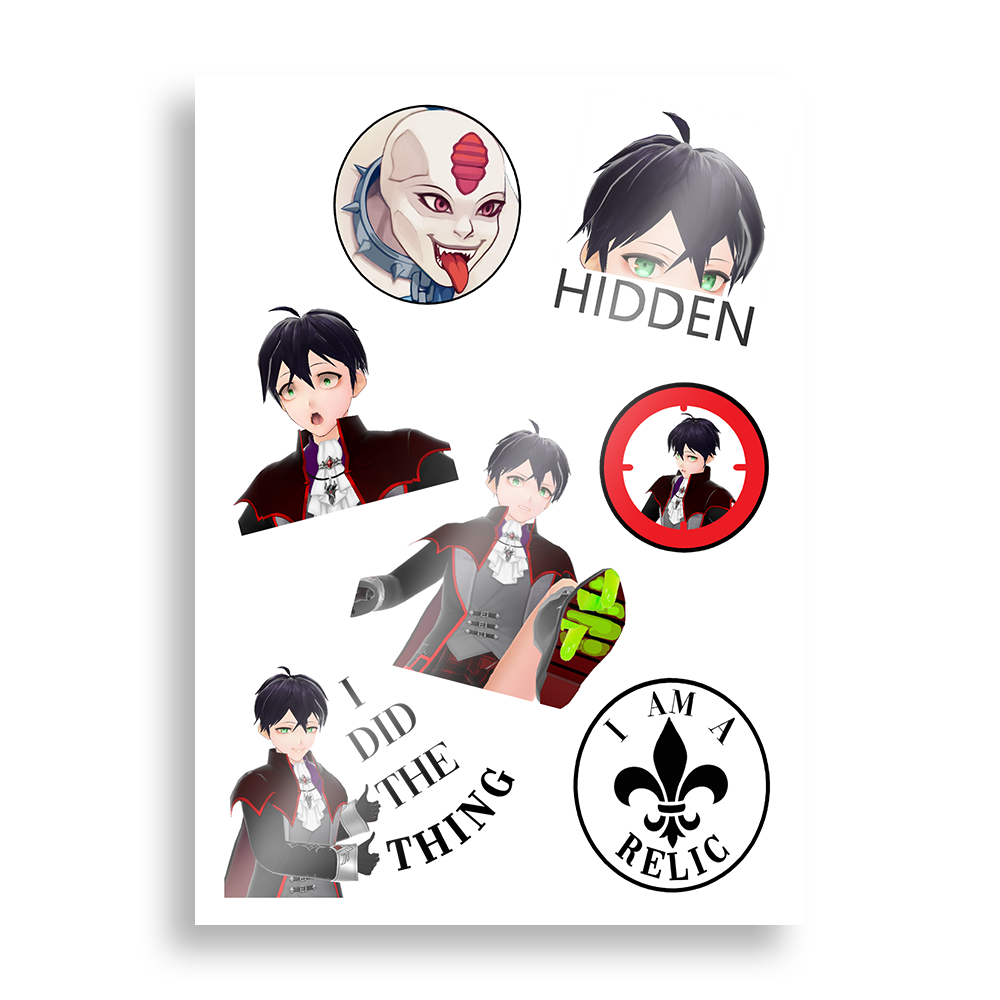 Christian Von Carmian | Wargaming Reminder - Sticker Sheet