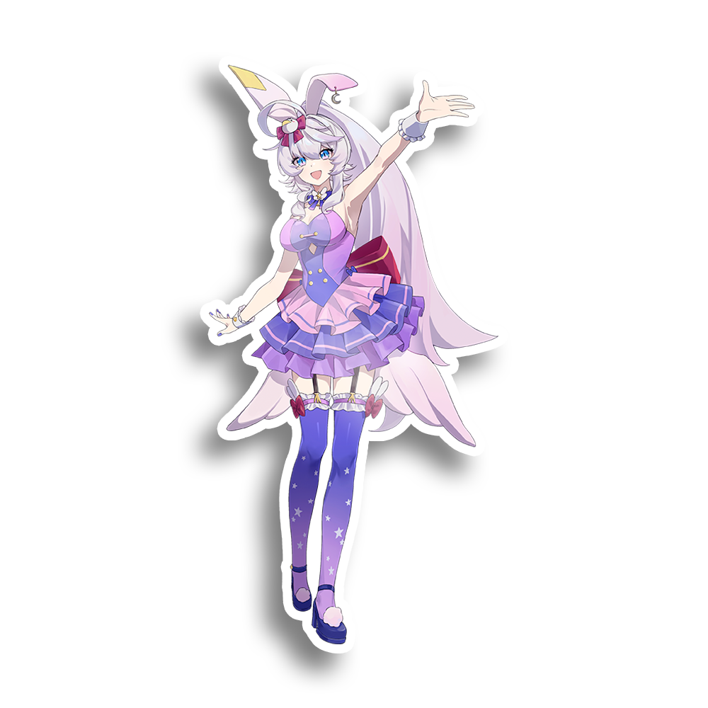 Elia Stellaria | Elia Stellaria Bunny Girl Sticker - Sticker
