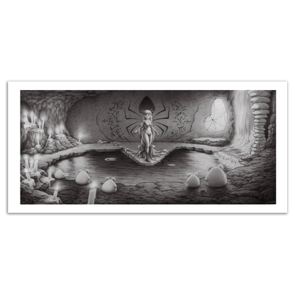 Froggy PhD | The Spiders Origin - Art Print