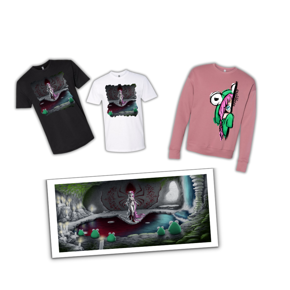FroggyPhD | The Spiders Origin Art Print  - Bundle