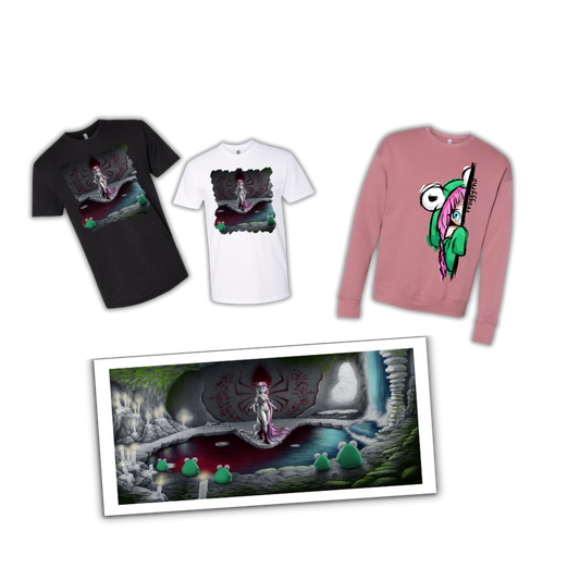 FroggyPhD | The Spiders Origin Art Print  - Bundle