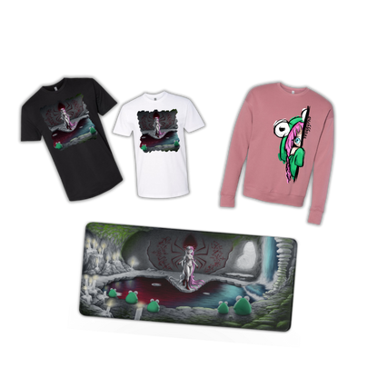 FroggyPhD | The Spiders Origin Desk Mat  - Bundle