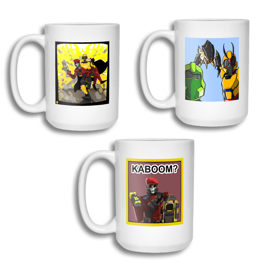 Gundamboi | Explosive, Bomb, & Bug - Mugs
