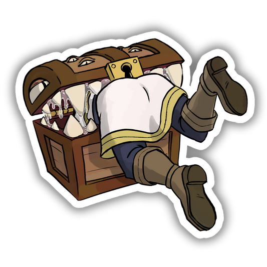 Nate Lands | Mimic Chest- Sticker