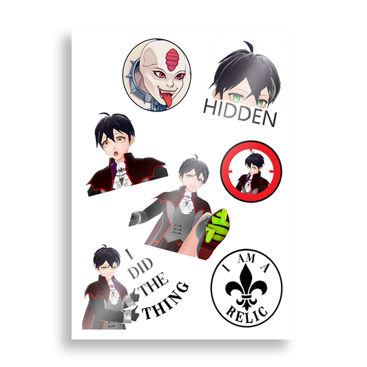 Christian Von Carmian | Wargaming Reminder - Sticker Sheet