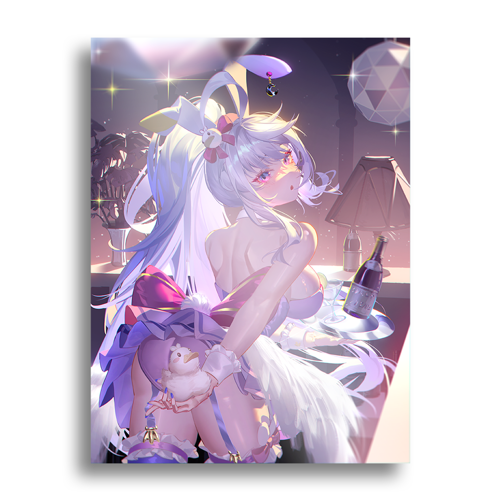Elia Stellaria | Elia Stellaria Bunny Girl Poster - Art Print