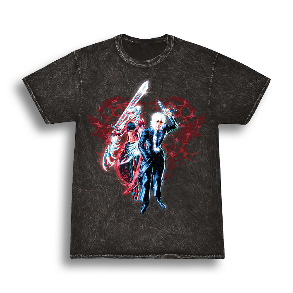 tommy. |  angel trigger ‘shadow realm’ - Mineral Wash Tee